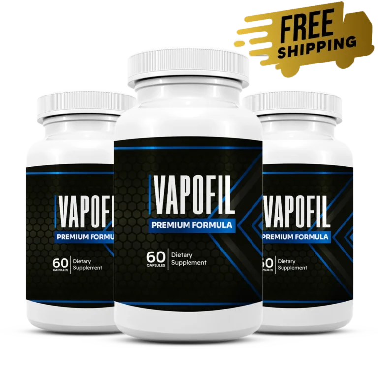 Three bottles of VapoFil capsules
